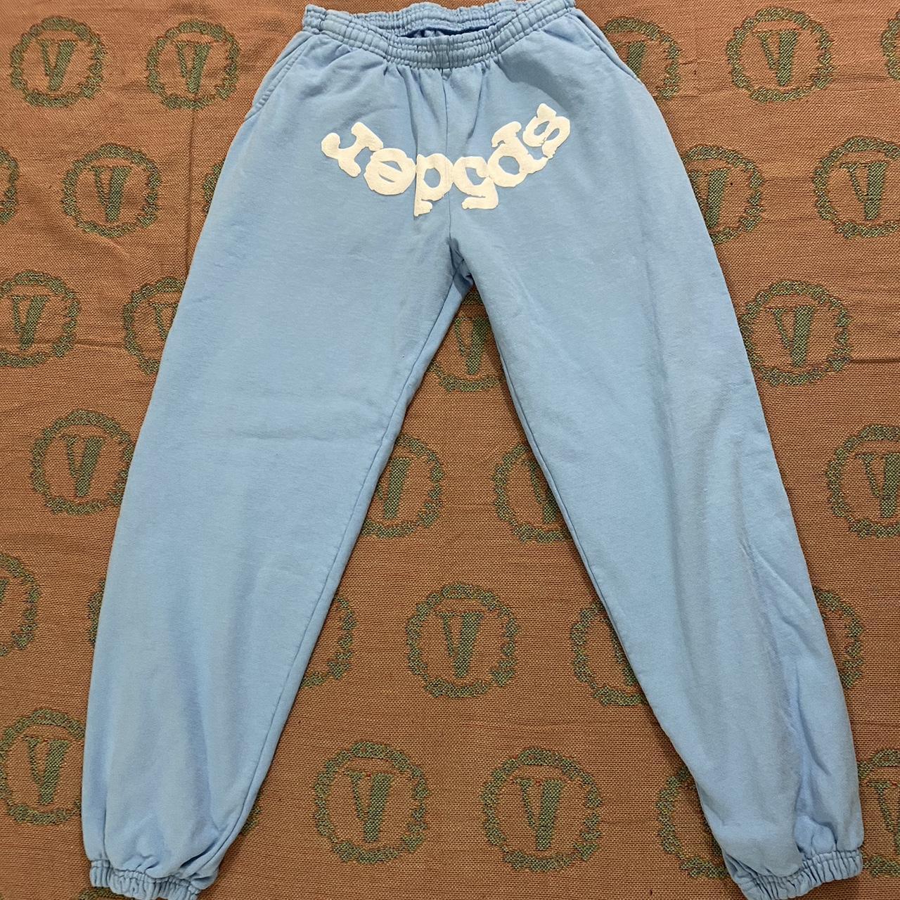 Light Blue Spider Sweatpants - 100% Authentic Premium Quality