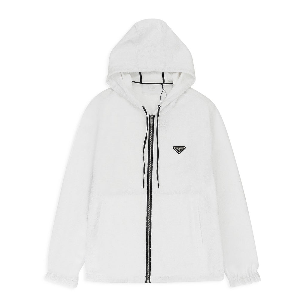 Prada Zip-Up Hoodie - 100% Authentic Premium Quality